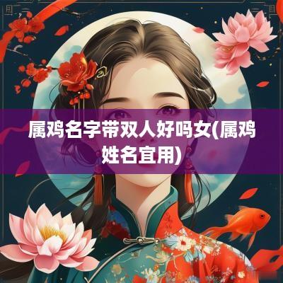 属鸡名字带双人好吗女(属鸡姓名宜用)