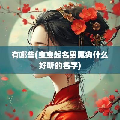 有哪些(宝宝起名男属狗什么好听的名字)