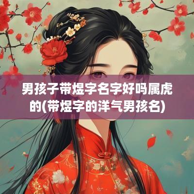 男孩子带煜字名字好吗属虎的(带煜字的洋气男孩名)