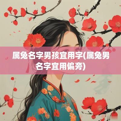 属兔名字男孩宜用字(属兔男名字宜用偏旁)
