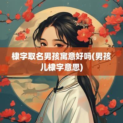 棣字取名男孩寓意好吗(男孩儿棣字意思)