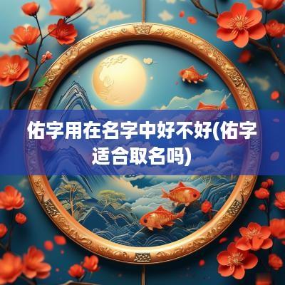 佑字用在名字中好不好(佑字适合取名吗)