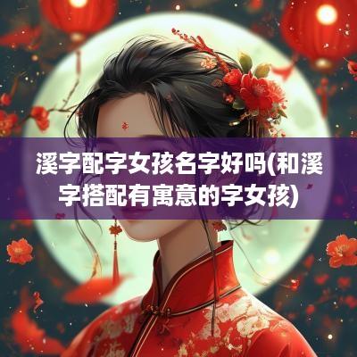 溪字配字女孩名字好吗(和溪字搭配有寓意的字女孩)