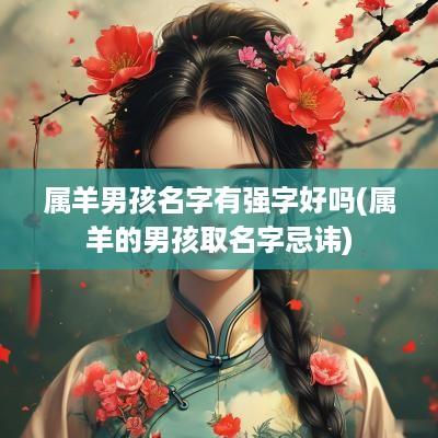 属羊男孩名字有强字好吗(属羊的男孩取名字忌讳)