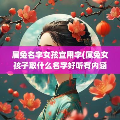 属兔名字女孩宜用字(属兔女孩子取什么名字好听有内涵)