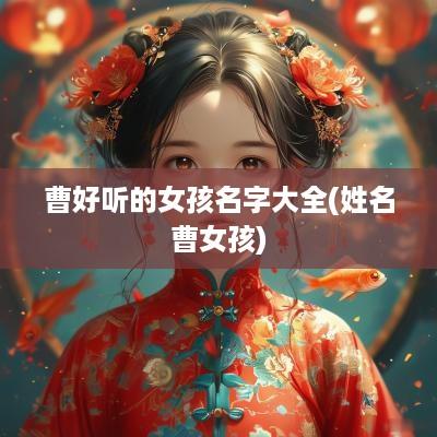 曹好听的女孩名字大全(姓名曹女孩)