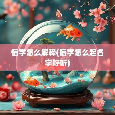 懵字怎么解释(懵字怎么起名字好听)