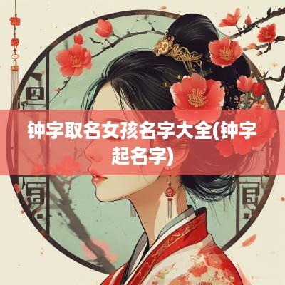 钟字取名女孩名字大全(钟字起名字)