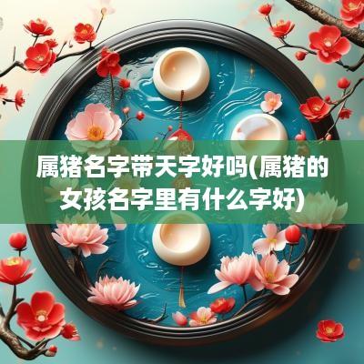 属猪名字带天字好吗(属猪的女孩名字里有什么字好)