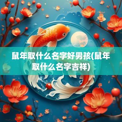 蛇年取什么名字好男孩(蛇年取什么名字吉祥)