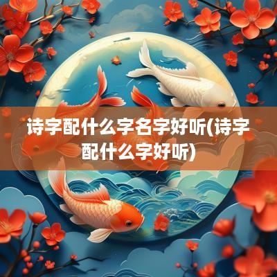 诗字配什么字名字好听(诗字配什么字好听)