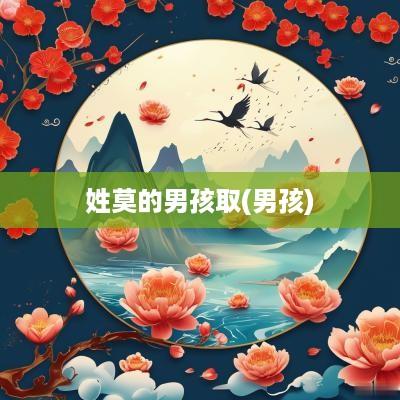 姓莫的男孩取(男孩) 姓莫的男孩取(男孩)