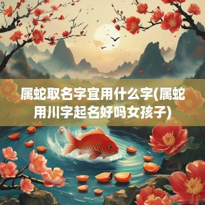 属蛇取名字宜用什么字(属蛇用川字起名好吗女孩子)