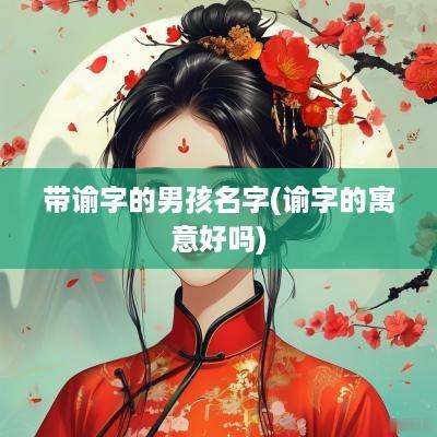 带谕字的男孩名字(谕字的寓意好吗)