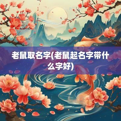 老鼠取名字(老鼠起名字带什么字好)
