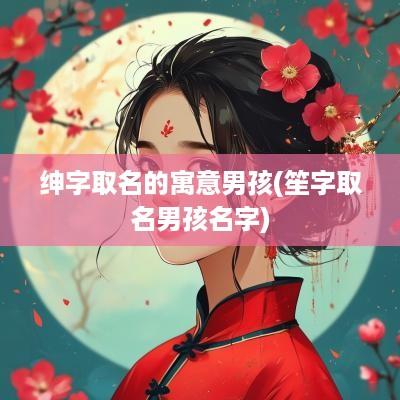 绅字取名的寓意男孩(笙字取名男孩名字)
