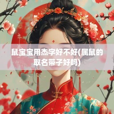 鼠宝宝用杰字好不好(属鼠的取名带子好吗)