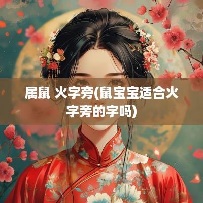 属鼠 火字旁(鼠宝宝适合火字旁的字吗)