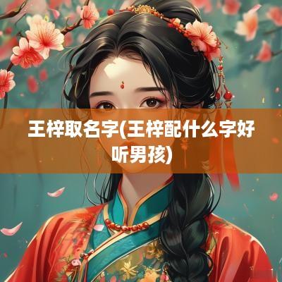 王梓取名字(王梓配什么字好听男孩)