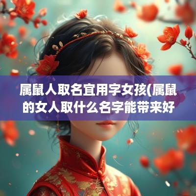 属鼠人取名宜用字女孩(属鼠的女人取什么名字能带来好运)