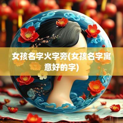 女孩名字火字旁(女孩名字寓意好的字)