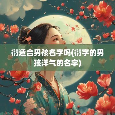 衍适合男孩名字吗(衍字的男孩洋气的名字)