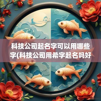 科技公司起名字可以用哪些字(科技公司用希字起名吗好听吗)
