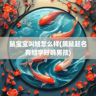 鼠宝宝叫旭怎么样(属鼠起名有旭字好吗男孩)