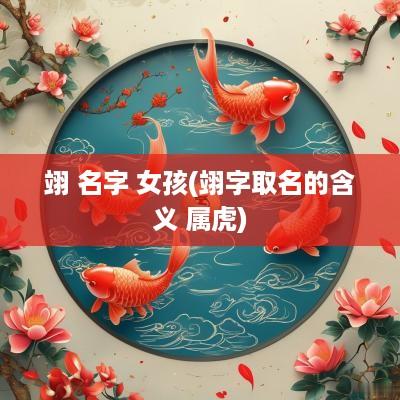 翊 名字 女孩(翊字取名的含义 属虎)