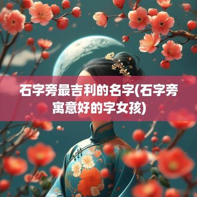 石字旁最吉利的名字(石字旁寓意好的字女孩)