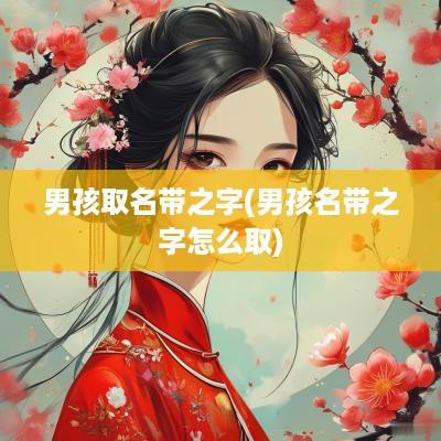 男孩取名带之字(男孩名带之字怎么取)