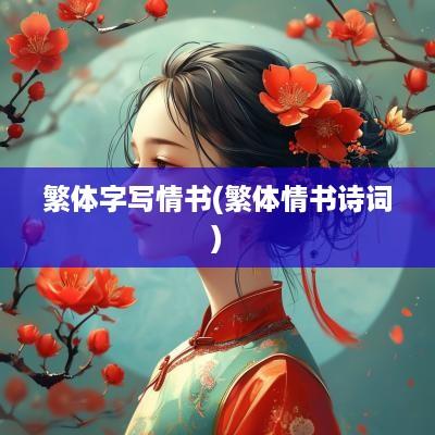 繁体字写情书(繁体情书诗词)