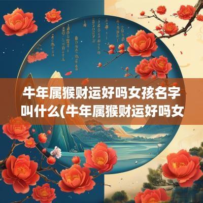 蛇年属猴财运好吗女孩名字叫什么(蛇年属猴财运好吗女孩名字大全)