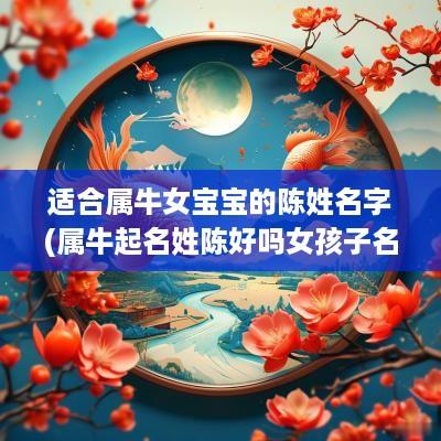 适合属牛女宝宝的陈姓名字(属牛起名姓陈好吗女孩子名字)