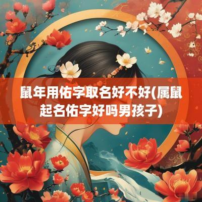 蛇年用佑字取名好不好(属鼠起名佑字好吗男孩子)