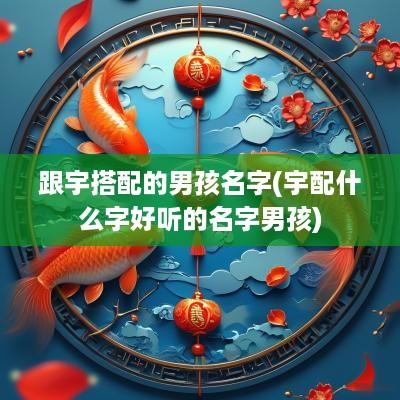 跟宇搭配的男孩名字(宇配什么字好听的名字男孩)