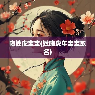陶姓虎宝宝(姓陶蛇年宝宝取名)