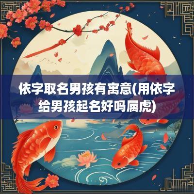 依字取名男孩有寓意(用依字给男孩起名好吗属虎)