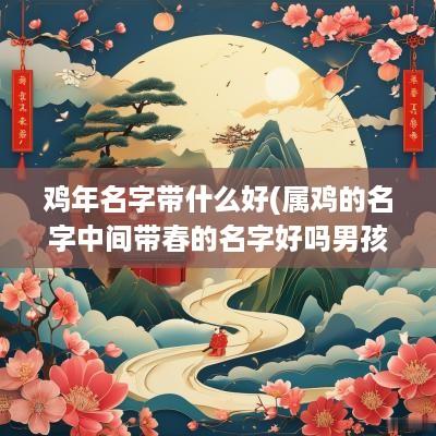 鸡年名字带什么好(属鸡的名字中间带春的名字好吗男孩)