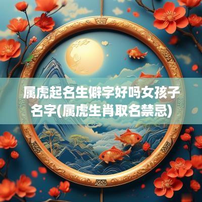 属虎起名生僻字好吗女孩子名字(属虎生肖取名禁忌)