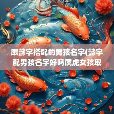 跟懿字搭配的男孩名字(懿字配男孩名字好吗属虎女孩取名)