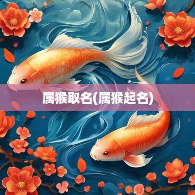 属猴取名(属猴起名)