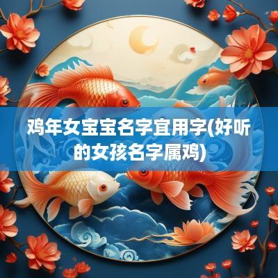 鸡年女宝宝名字宜用字(好听的女孩名字属鸡)