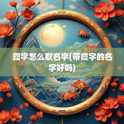 霞字怎么取名字(带霞字的名字好吗)
