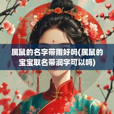 属鼠的名字带雨好吗(属鼠的宝宝取名带润字可以吗)