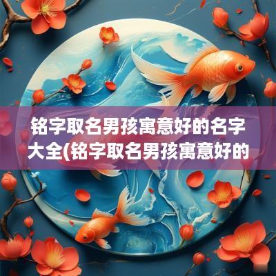 铭字取名男孩寓意好的名字大全(铭字取名男孩寓意好的名字有哪些)