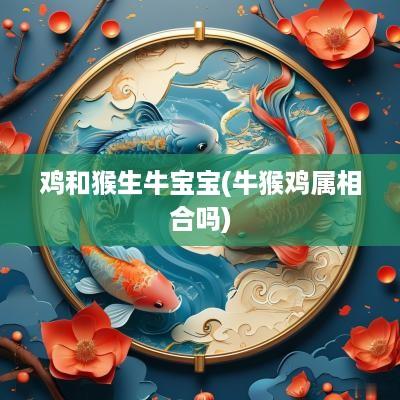 鸡和猴生牛宝宝(牛猴鸡属相合吗)