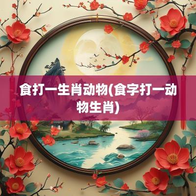 食打一生肖动物(食字打一动物生肖)