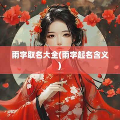 雨字取名大全(雨字起名含义)