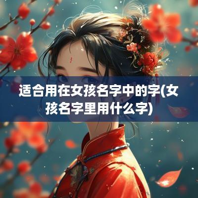 适合用在女孩名字中的字(女孩名字里用什么字)